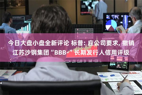 今日大盘小盘全新评论 标普: 应公司要求, 撤销江苏沙钢集团“BBB-”长期发行人信用评级